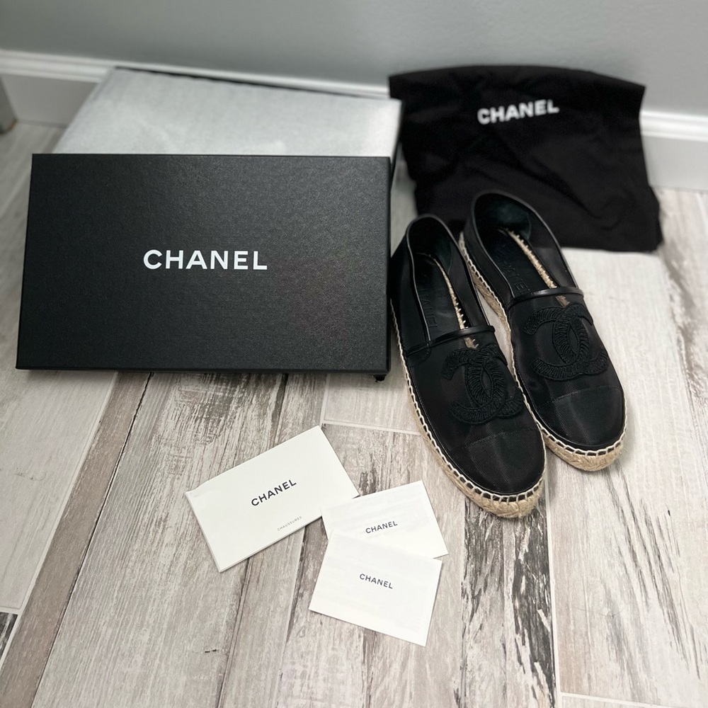100% Authentic Chanel Mesh Espadrilles